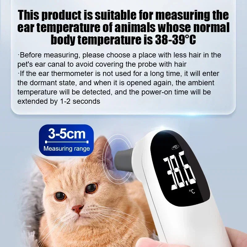 Pet Dog Cat Ear Digital Thermometers Animal Measuring Non-Contact Electronic Highly Accurate For Home and Clinic Use Sc9dd600fc7124a4ca446b1b1460f25dbM Mytailwiggles2.com