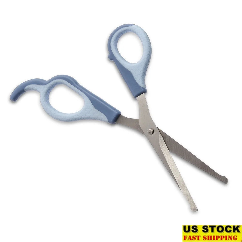 6.7in Round-Tip Dog Grooming Scissors All Coats Sensitive Areas Mat Removal Comfortable Grip Finger Rest Waterproof Trimming United States Scdf1b53f182d417a87d1b0478af7a54eF Mytailwiggles2.com