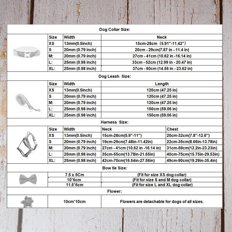 High Quality Custom Design Logo Cotton Pet Accessories Personalized Dog Collar Leashes Harness Bow Set Manufacturers Grid13-02 Sce5b3bf467dc4c6db264fdde71ad62049 Mytailwiggles2.com
