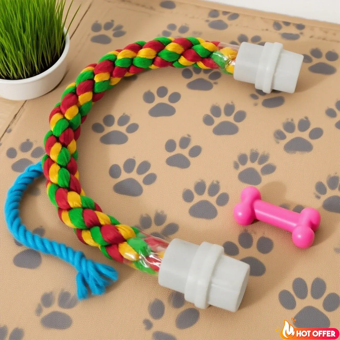 Standing Toy Bird Bite Chew Woven Multi-color For Parakeet Bird Pet Standing Perches Parrot Toy Parrot Toy Rope Bendable