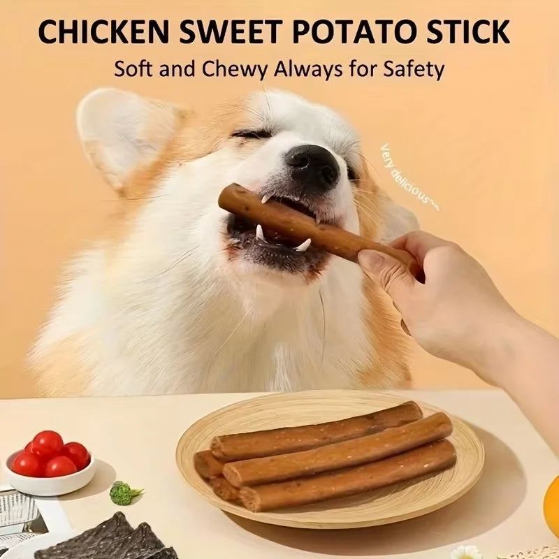 Dog Food Snacks Delicious Beef Jerky/Duck Jerky/Chicken Sweet Potato Sticks/Turkey Meatballs/Dried Salmon Pet Food for Dogs Sd4c54c335580436596f07a8c5a507e5aF Mytailwiggles2.com