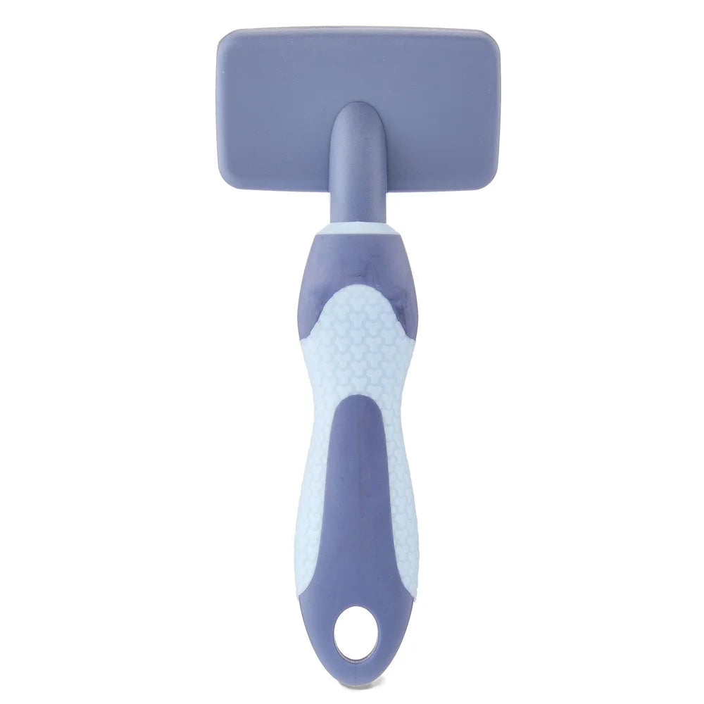 Plastic Dog Slicker Grooming Brush TPR Grip Flexible Stainless Steel Bristles Ergonomic Design Prevent Shedding Mats Fluff-Free Sd5c07c1390404d23b22ae9f1cbec7b9bs Mytailwiggles2.com
