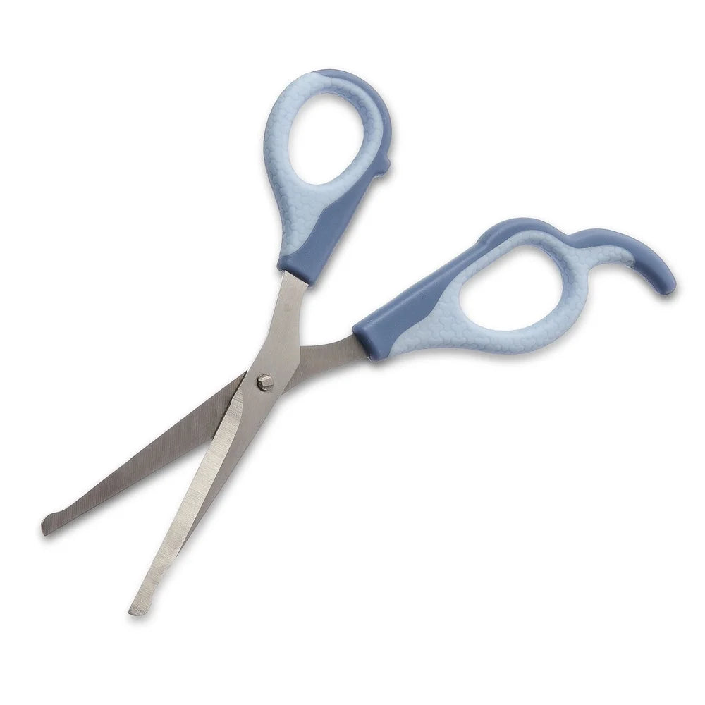 6.7in Round-Tip Dog Grooming Scissors All Coats Sensitive Areas Mat Removal Comfortable Grip Finger Rest Waterproof Trimming Sd799e0faa0d440089b97b31ae2817df18 Mytailwiggles2.com