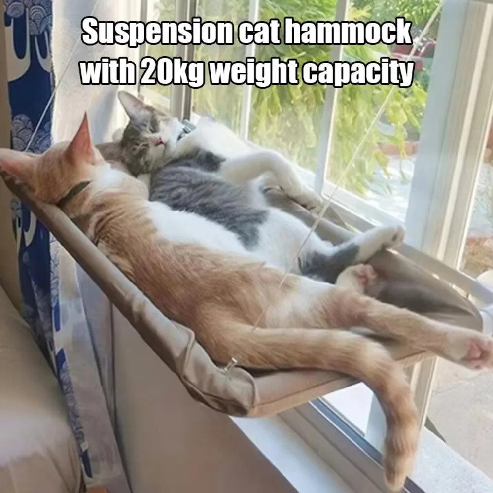 Hanging Cat Hammocks Bed House Kitten Climbing Window Nest Cats Swing Bearing 20kg in winter bathed in sunlight sleeping by cats Sd852f279a9494c2d912f1bd4e1096610e Mytailwiggles2.com
