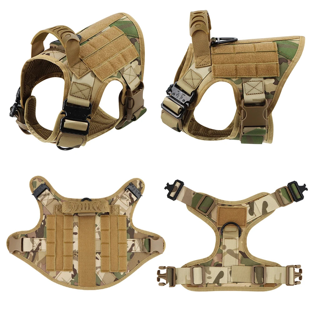 Military Large Dog Harness Collar Leash Bags Patches Set Pet Malinois Training Vests Tactical Dogs Harnesses Accessories Sda7bd4dbdd7f4a42b5e1f3b2f87bee4bW Mytailwiggles2.com