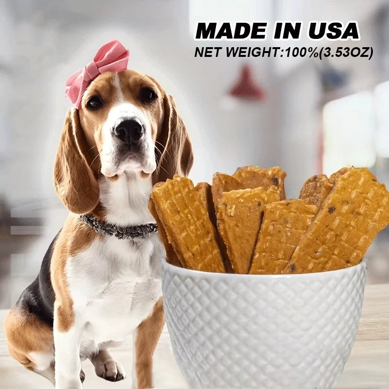 Pet Dog Snacks Delicious Beef Jerky/Duck Jerky/Chicken Sweet Potato Sticks/Turkey Meatballs/Dried Salmon Pet Food for Dogs United States Sda8c27c2f63a495882af435789e84478m Mytailwiggles2.com