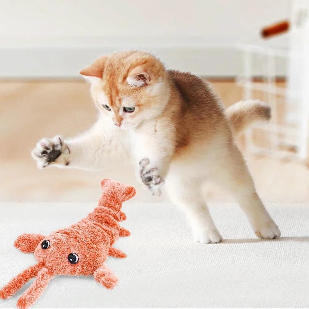 Jumping Moving Dog Toy Interactive Dog Toys To Keep Them Busy Floppy Lobster Interactive Dog Toy for Small Medium Large Dogs Sdc34feb5c8ec4c50b8035817b835537dv Mytailwiggles2.com