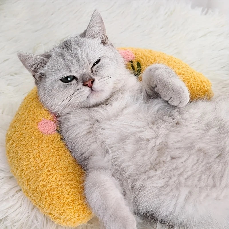 U-Shaped Pet Bed Pillow - Machine Washable Soft Sleeping Pad, Suitable for Dogs, Cats, Long-Tailed Rabbits, Chinchillas - Relieves Anxiety and Is Bite-Resistant and Durable - Easy to Clean and Replaceable Pillow - Perfect Chr Se35e1c07b11a4e58b71cf4972d299253Y Mytailwiggles2.com