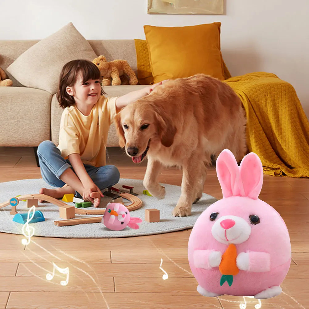 Cartoon Pig Interactive Dog Toys USB Rechargeable Talking Moving Dog Ball Toy Pet Bouncing Balls for Dogs Cats Se625a7a8b6844004a86af4d673b77c3ar Mytailwiggles2.com