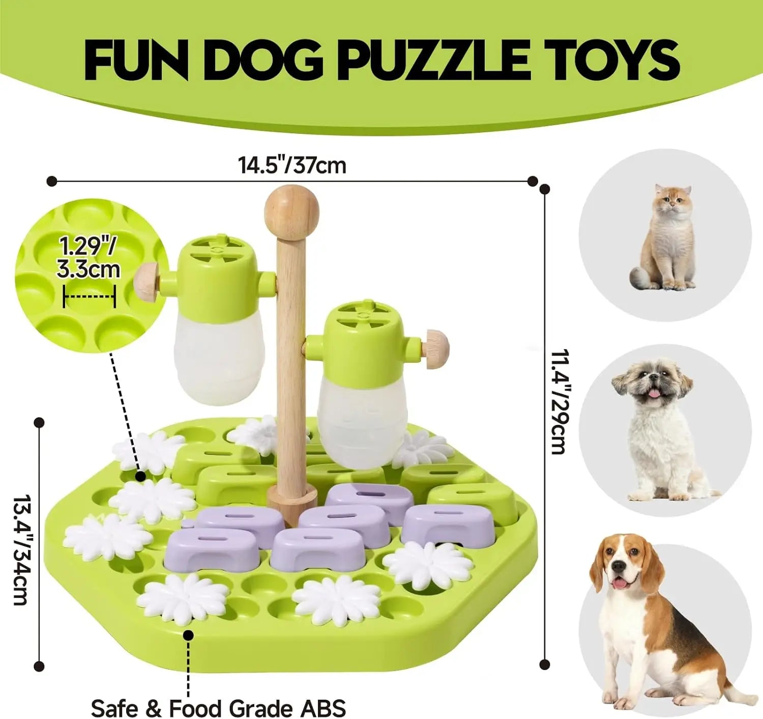 MEWOOFUN Level 4 Dog Puzzle Toy Enrichment Toys for Dogs IQ Training Dog Slow Feeder Interactive Toys for All Breeds ST25L Se90fad2ca42b4dc3a688b7dd0d2a891el Mytailwiggles2.com