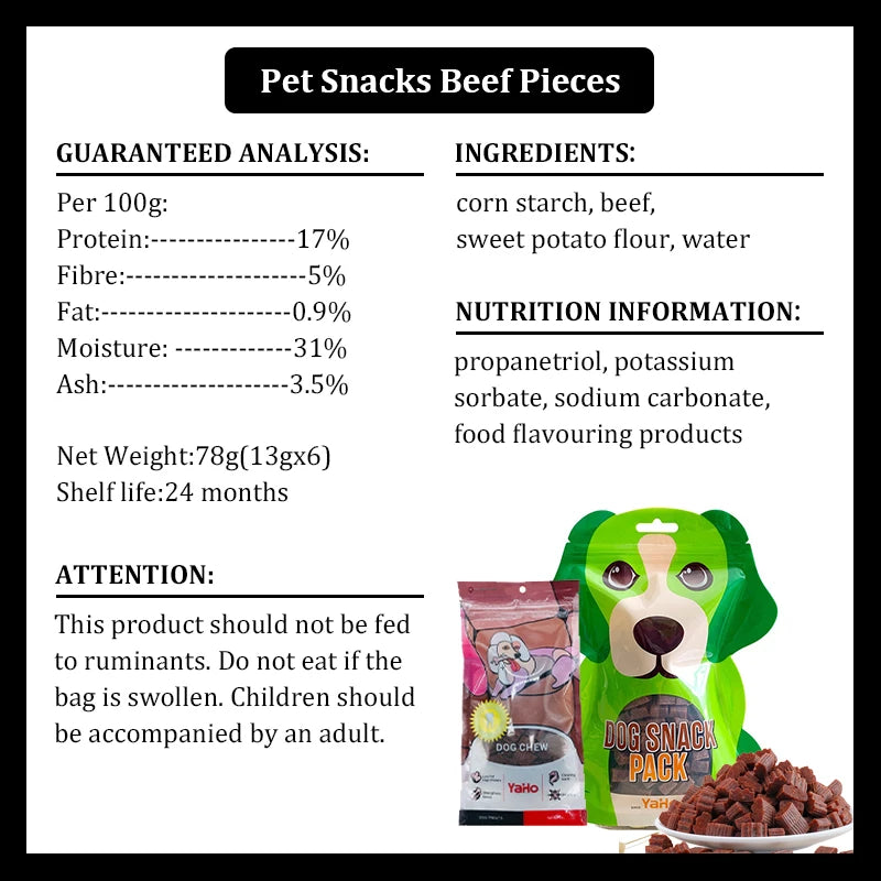 Diced Beef Particles Appetising Digestive Nutritious Delicious Chewy Adult Dog Puppy Training Rewards Premium Beef Pet Snack Se96b18d0829c42d3b1daf9c187e01bbe0 Mytailwiggles2.com