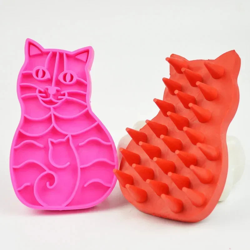 Dog Brush Shedding Short Hair Cat Massage Fur Grooming Massaging Brush Bathing Pets Washing Comb Cleaning Pet Grooming Tool