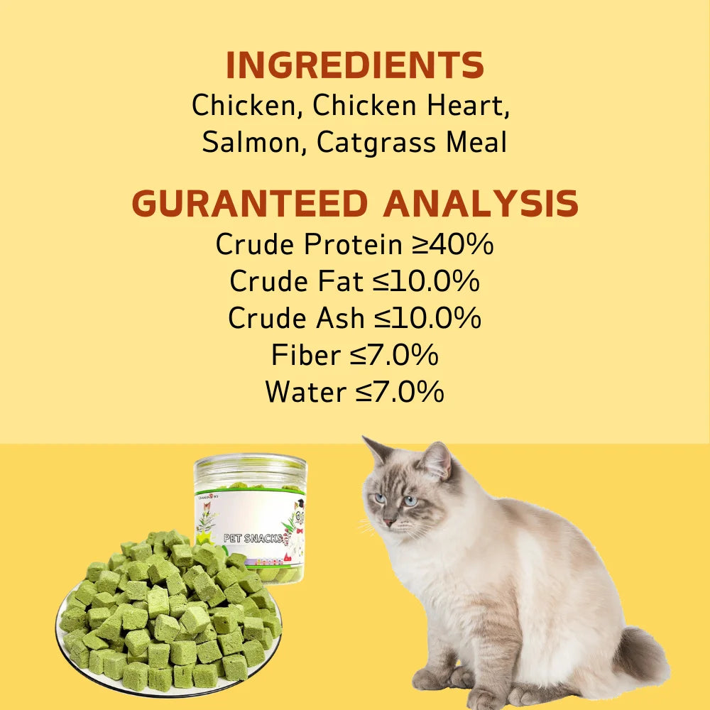 3.8oz/100g Cat Grass Treats for Hairball Support and Teeth Cleaning, Chicken Flavored Hairball Treats for Cats United States Cat Grass Cube Sa2391b07037f495987886249cd3bccd6d Mytailwiggles2.com