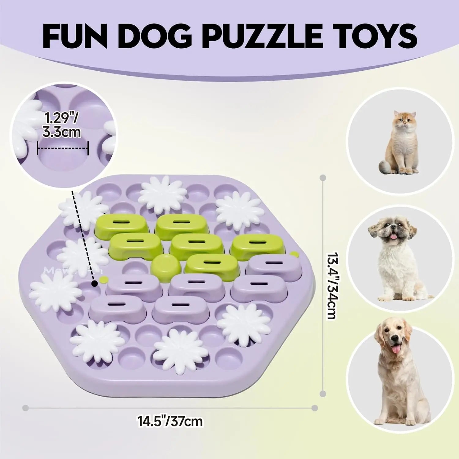 MEWOOFUN Level 4 Dog Puzzle Toy Enrichment Toys for Dogs IQ Training Dog Slow Feeder Interactive Toys for All Breeds ST22Z Sf140ed26a07c4497bc4e3a6bcf9eac9bu Mytailwiggles2.com