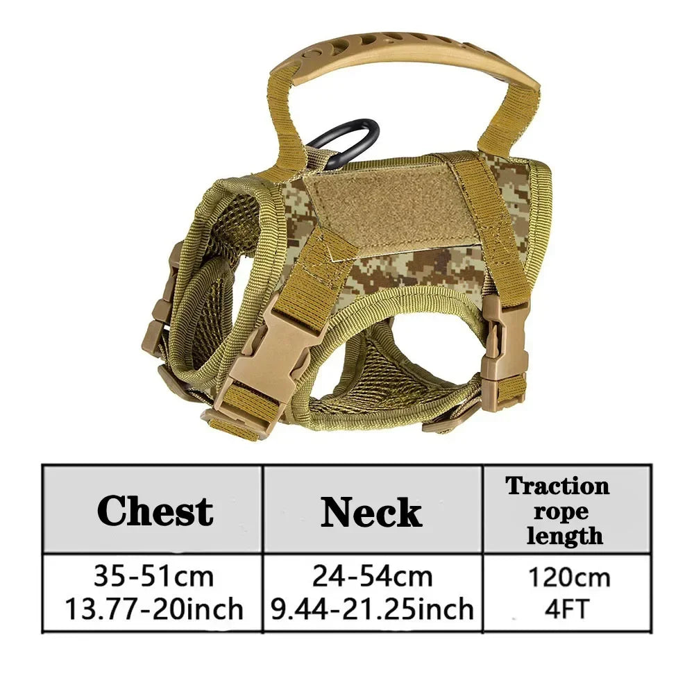 Tactical Cat Dog Harness Leash Adjustable Soft Mesh Pet Vest Cats Escape Proof Vest for Working Training for Large Cat/Small Dog United States Camouflage Sf155f2861b6f43809a721c5552f0bc68F Mytailwiggles2.com