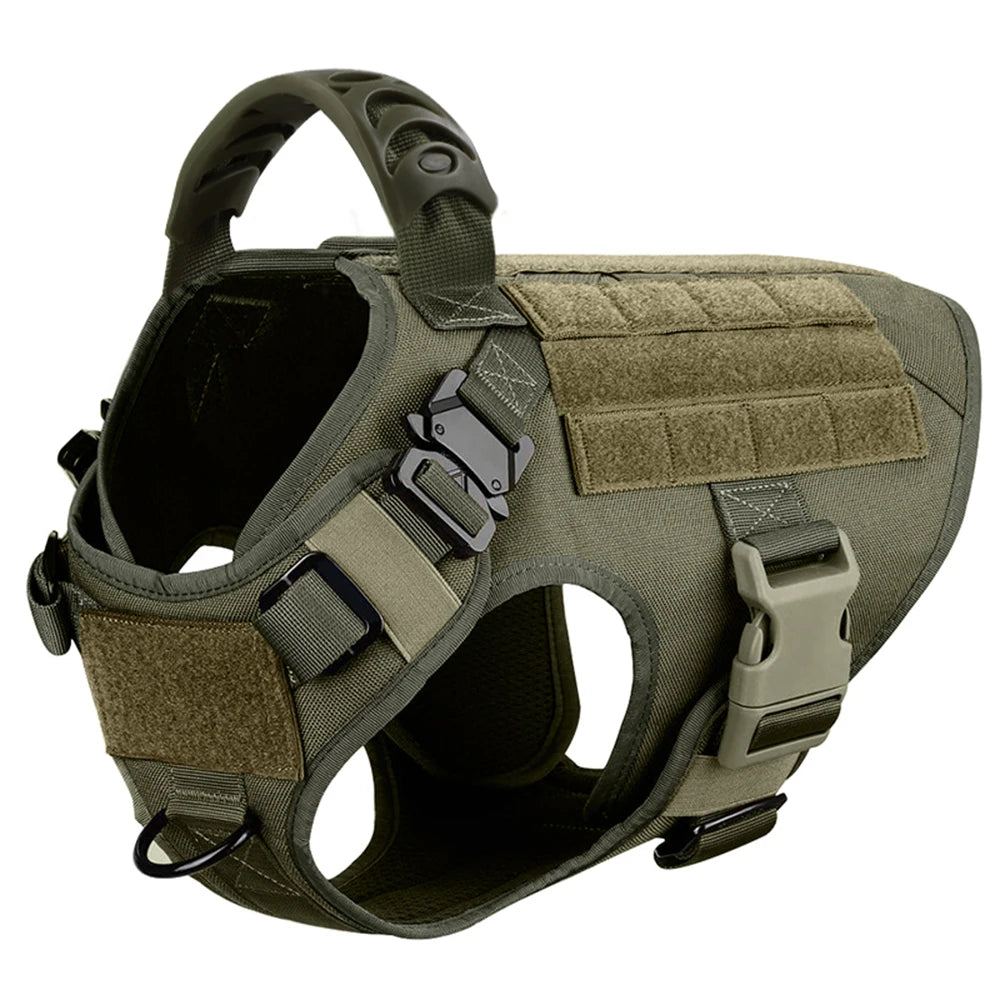 Large Dog Harness And Leash Set Pet German Shepherd Malinois Training Walking Vest Dog Harness And Collar For Medium Large Dogs Green Harness United States Sfac629810595488b9037a4302517f869U Mytailwiggles2.com