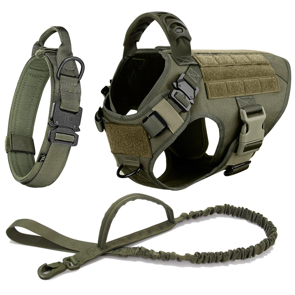 Large Dog Harness And Leash Set Pet German Shepherd Malinois Training Walking Vest Dog Harness And Collar For Medium Large Dogs Green 3 Pieces United States Sfcb1bbbbe62d429c95f18140e0ebcfa0P Mytailwiggles2.com